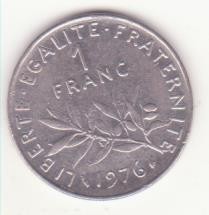 Franța 1 franc 1976 foto