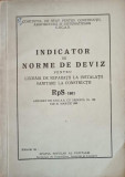 INDICATOR DE NORME DE DEVIZ PENTRU LUCRARI DE INSTALATII SANITARE LA CONSTRUCTII RPS-1961-SFATUL POPULAR AL CAPI