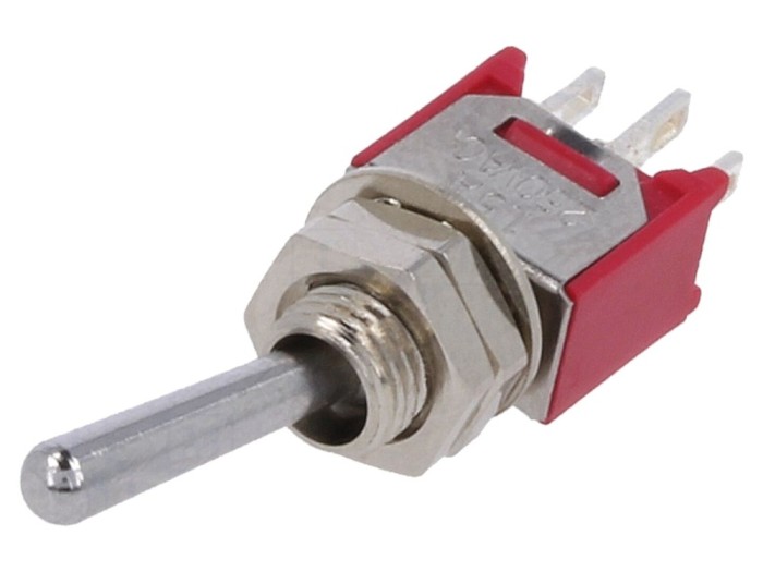 Comutator basculant ON-OFF-ON 1,5A 250V