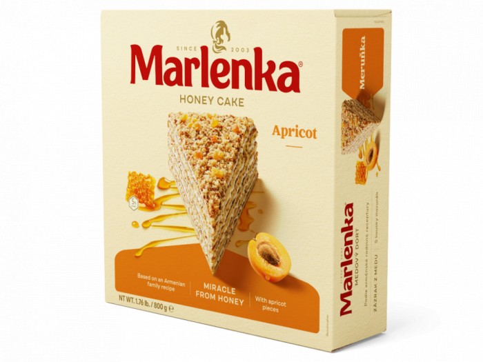 Tort Marlenka cu miere si caise 800g Handy KitchenServ