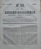 Curier romanesc, gazeta politica, comerciala si literara, nr. 85 din 1844