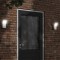 vidaXL Lămpi exterioare de perete cu LED 2 buc. alb, aluminiu turnat 4006273