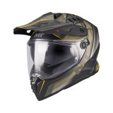Cumpara ieftin Casca touring/adventure MT model Track SV Questor B6 verde military mat &ndash; tip viziera: HS 12 M (57/58cm)