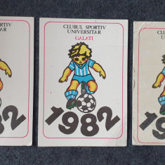 3 calendare 1982, CSU Galati, mic fotbalist mascota