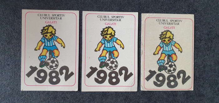 3 calendare 1982, CSU Galati, mic fotbalist mascota