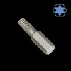 Bit hexagonal T6, 25 mm, 1/4 inch