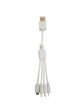 Cablu USB cu 4 iesiri Micro USB, 17 cm lungime