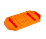 Tavă de unelte din cauciuc Handy cu compartimente de depozitare - suport pentru biți 27,5 x 14,5 x 2,5 cm