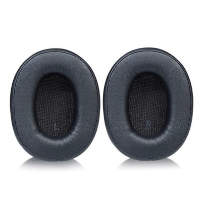 Set 2 bureti pentru casti Audio-Technica ATH SR9, DSR9BT, DSR7BT, MSR7, M50 X/S, M50XBT, M40 X, M30, M20, M10, Gri titan, Spuma cu memorie foto