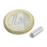Magnet neodim cilindru &Oslash;4&amp;#215;10 mm, putere 700 g, N45, axial