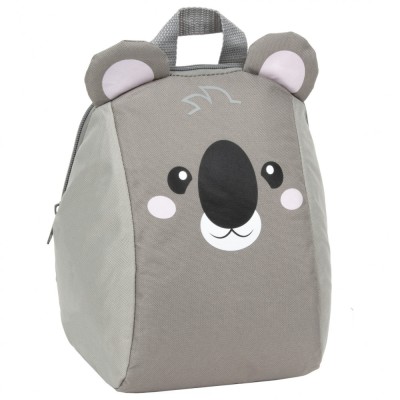 Rucsac gri, de gradinita, pentru copii, Derform, in forma de ursulet koala PL10KOA foto