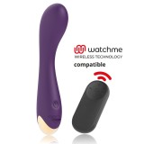 Treasure-Hansel Vibrator G-spot + Telecomandă Watchme-Silicon, 7