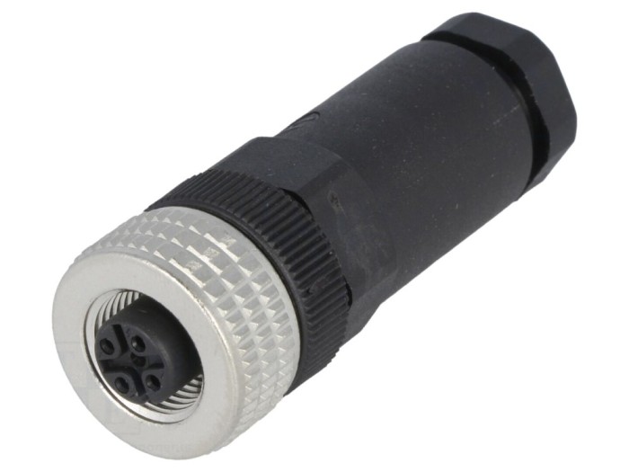 Conector M12 mamă IP67 pe cablu