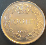 Cumpara ieftin Moneda istorica 100 LEI ROMANIA / REGAT, anul 1943 *cod 1266 A