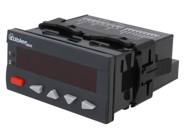 Contor electronic LED impulsuri/viteză/timp
