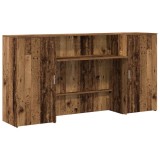Cumpara ieftin Birou de receptie Lemn vechi 200x50x103,5 cm Lemn prelucrat