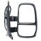 Oglinda exterioara Iveco Daily 05.2006-07.2014 Partea Dreapta geam Crom Convex, reglare Electrica Cu Incalzire, radio, model scurt, mufe 1 gaura/1 pi