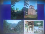 HOPCT LOT 4165 -4 CARTI POSTALE-MANASTIREA TISMANA -JUD GORJ -NECIRCULATE, Necirculata, Printata