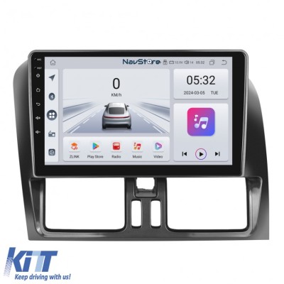 Navigatie Android Dedicata Volvo Xc60 (2008 - 2017), 9 Inch, 4Gb Ram, 64Gb stocare, Bluetooth, WiFi, Carplay Performance AutoTuning foto