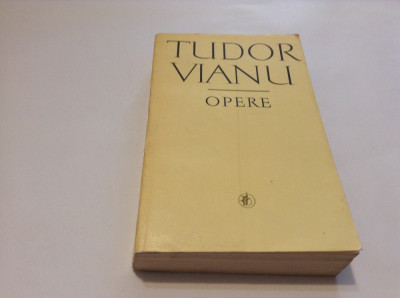 Tudor Vianu Opere vol 1 RF14/3 foto