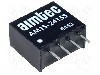 Convertor de tensiune, DC-DC, intrare 21,6...26,4V DC, iesire 15V DC, putere 1W, AIMTEC - AM1S-2415SZ