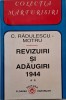 Revizuiri si Adaugiri 1944 - C. Radulescu-Motru - Psihologie, Carte anticariat