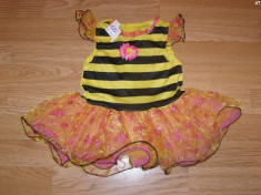 costum carnaval serbare albina albinuta pentru copii de 2-3 ani foto