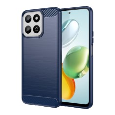 Husa carbon pentru honor 200 smart / x7c, tech protects anti-soc, blue foto