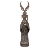 Cumpara ieftin Figurina Ren metal maro 20x11x81 cm