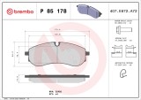 BREMBO P 85 178 PRIME LINE set placute frana,frana disc