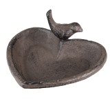Cumpara ieftin Hranitoare pasari fier maro 16x14x8 cm