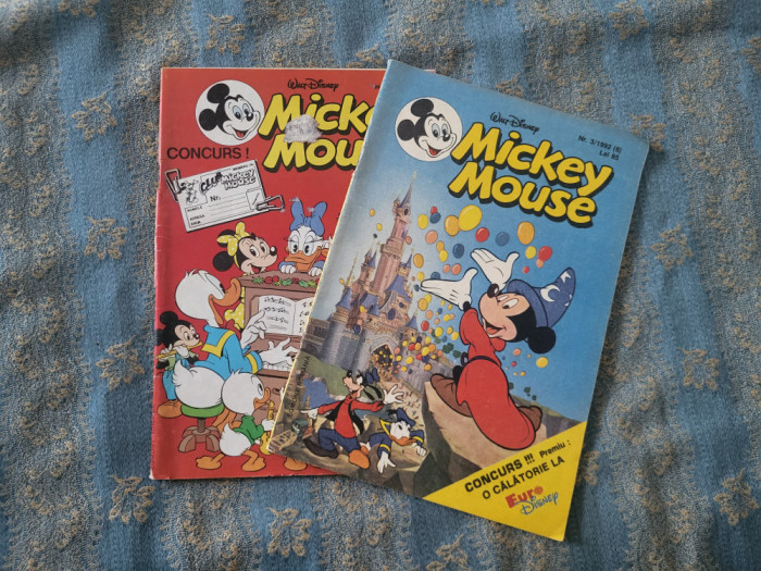 Reviste copii Mickey Mousevintage