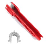 Instrument pentru instalatii sanitare, Plastic, Rosu/Gri