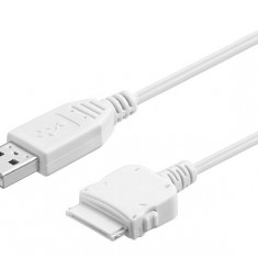 Cablu de date si incarcare USB 1.2m Apple iPhone 4S iPad 1-2-3 alb