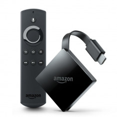 Aproape nou: HDMI Streaming player Amazon Fire TV Generatia a 3-a cu Alexa Voice Re foto