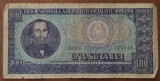 Bancnota 100 Lei 1966 RSR Rom&acirc;nia Circulată - Numismatică Rom&acirc;nească Balcescu