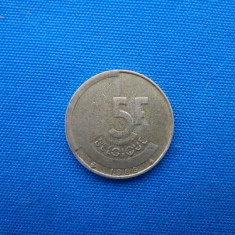 5 FRANCI 1986 /BELGIA
