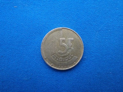 5 FRANCI 1986 /BELGIA foto