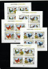 Burundi 2013-Cercetasi,Fauna,Fluturi,4 blocuri de 4 timbre si bloc 4 val.nedant., Organizatii internationale, Nestampilat
