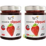 Dulceata de Capsuni fara Zahar 360g + 360g