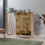 Cumpara ieftin Dulap Multifunctional Multibox -Multi Purpose Cabinet 13, Stejar Sonoma, 127x36x80 cm