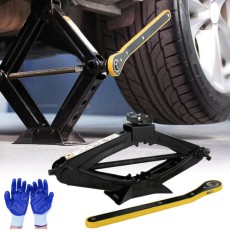 Cric mecanic auto tip broasca 2 tone + manusi foto
