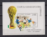 ZAIR 1982 SPORT FOTBAL MI. BL. 43 MNH, Nestampilat