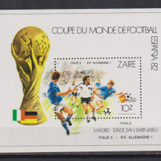 ZAIR 1982 SPORT FOTBAL MI. BL. 43 MNH