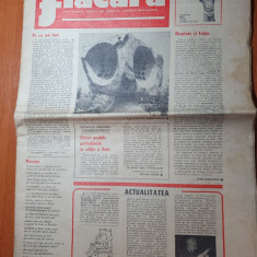 flacara 20 octombrie 1977-articol orasul targoviste si articol MEFIN sinaia