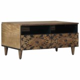 vidaXL Masă de cafea Maro 80 x 54 x 40 cm Lemn de mango solid 4018345