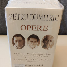 Petru Dumitriu - Opere - 3 volume (Academia Română) sigilat / în țiplă