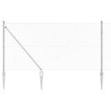 Set de St&acirc;lpi de Gard Argintiu 10 x 1 m Oțel galvanizat