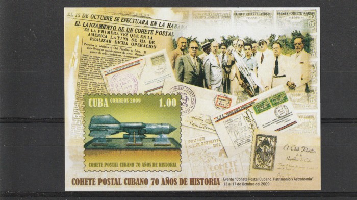 70 de ani posta ,Cuba,