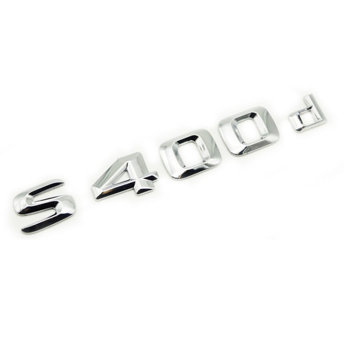 Emblema S 400d pentru spate portbagaj Mercedes